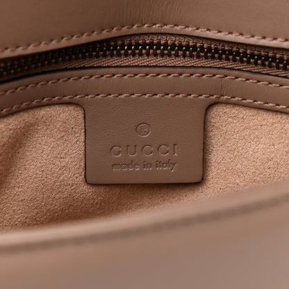 Gucci Calfskin Matelasse Small GG Marmont Shoulder Bag Porcelain Rose 6 of 9