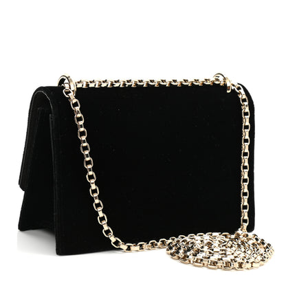 Jimmy Choo Velvet Bohemia Bag Black 3 of 11