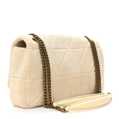 Saint Laurent Terry Patchwork Monogram Medium Jamie Tropical Sand 3 of 9