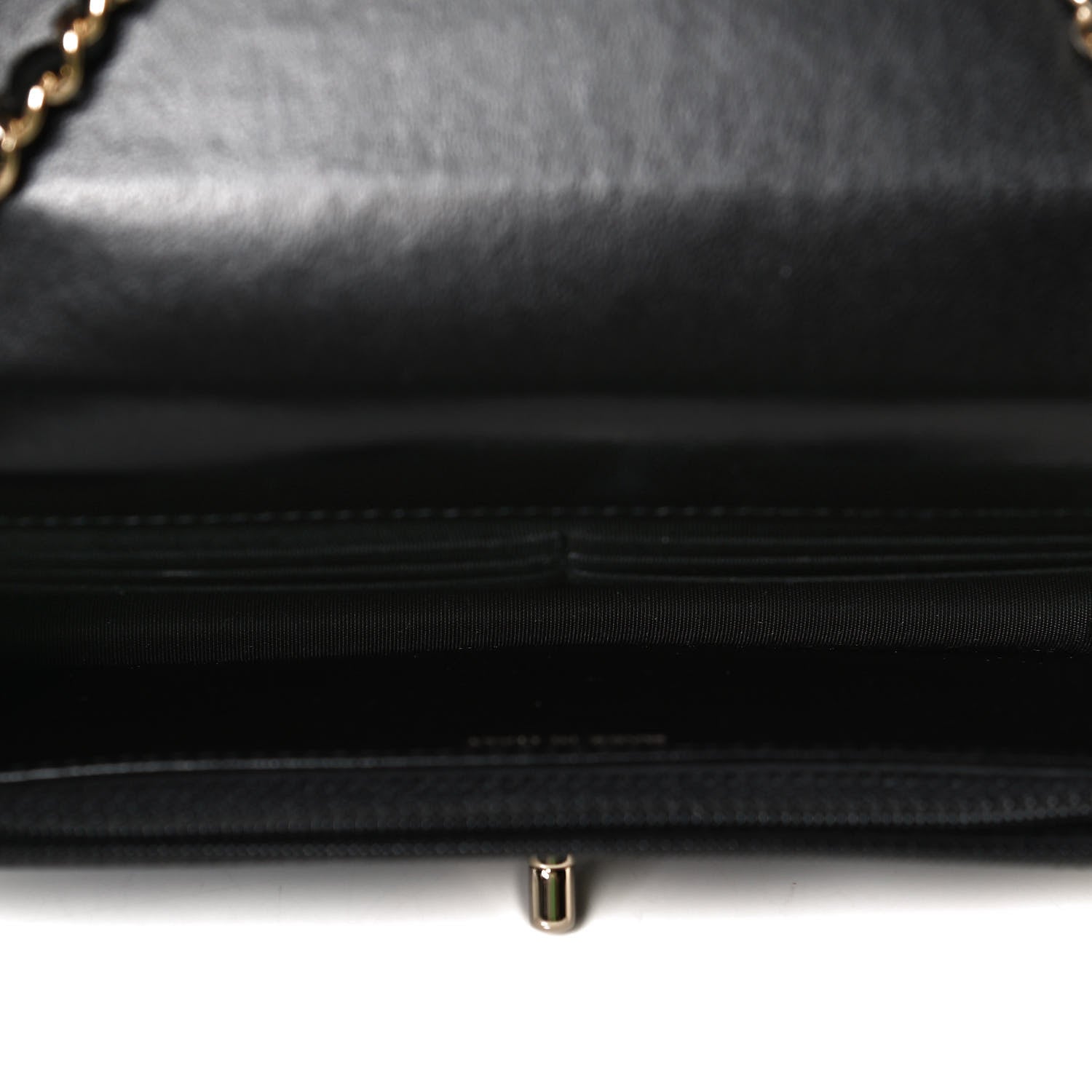 Chanel Lambskin Quilted Trendy CC Wallet On Chain WOC Black 5 of 14