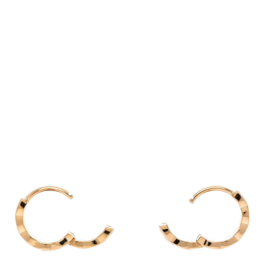 18K Yellow Gold Coco Crush Mini Hoop Earrings