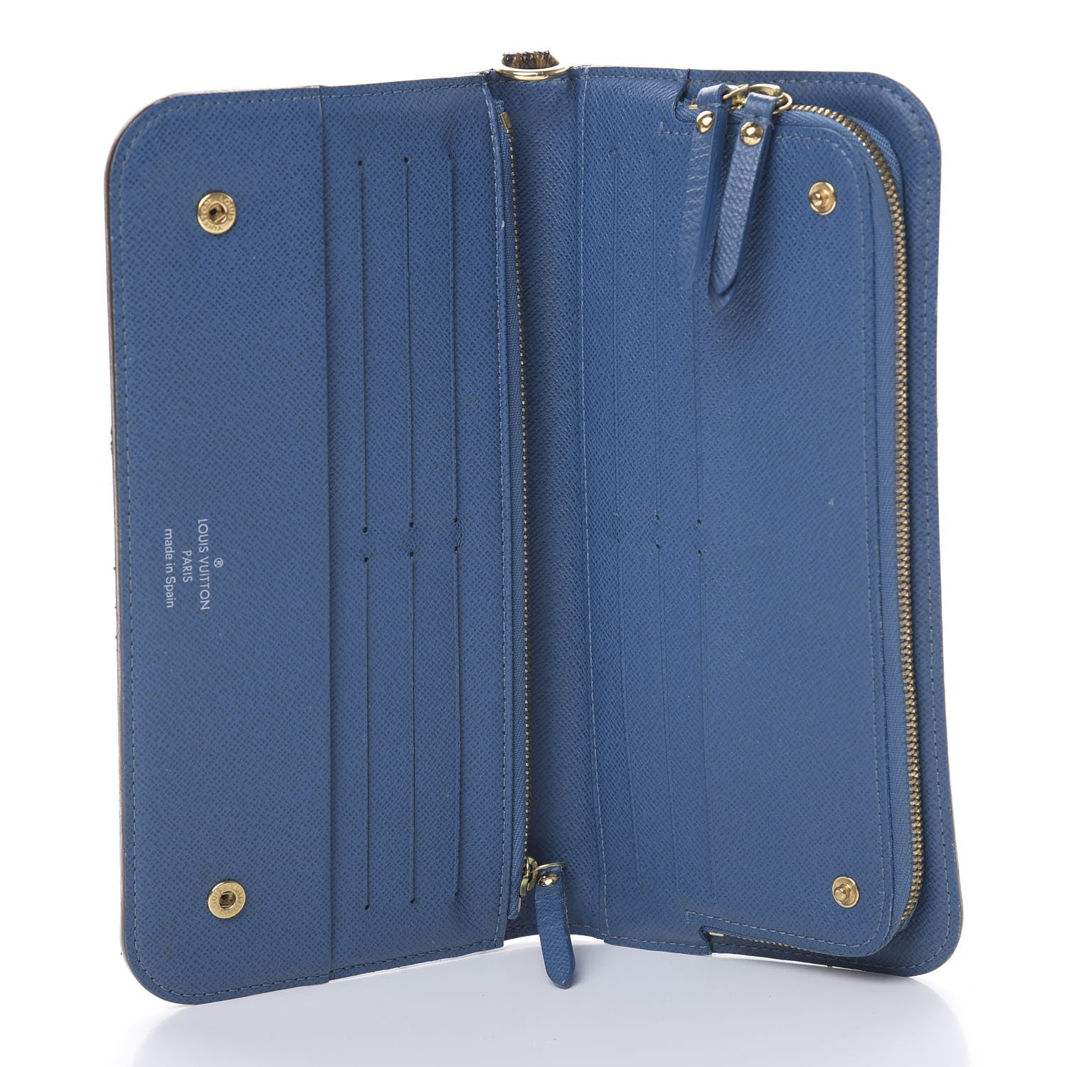 Louis Vuitton Monogram Insolite Wallet Blue 5 of 10