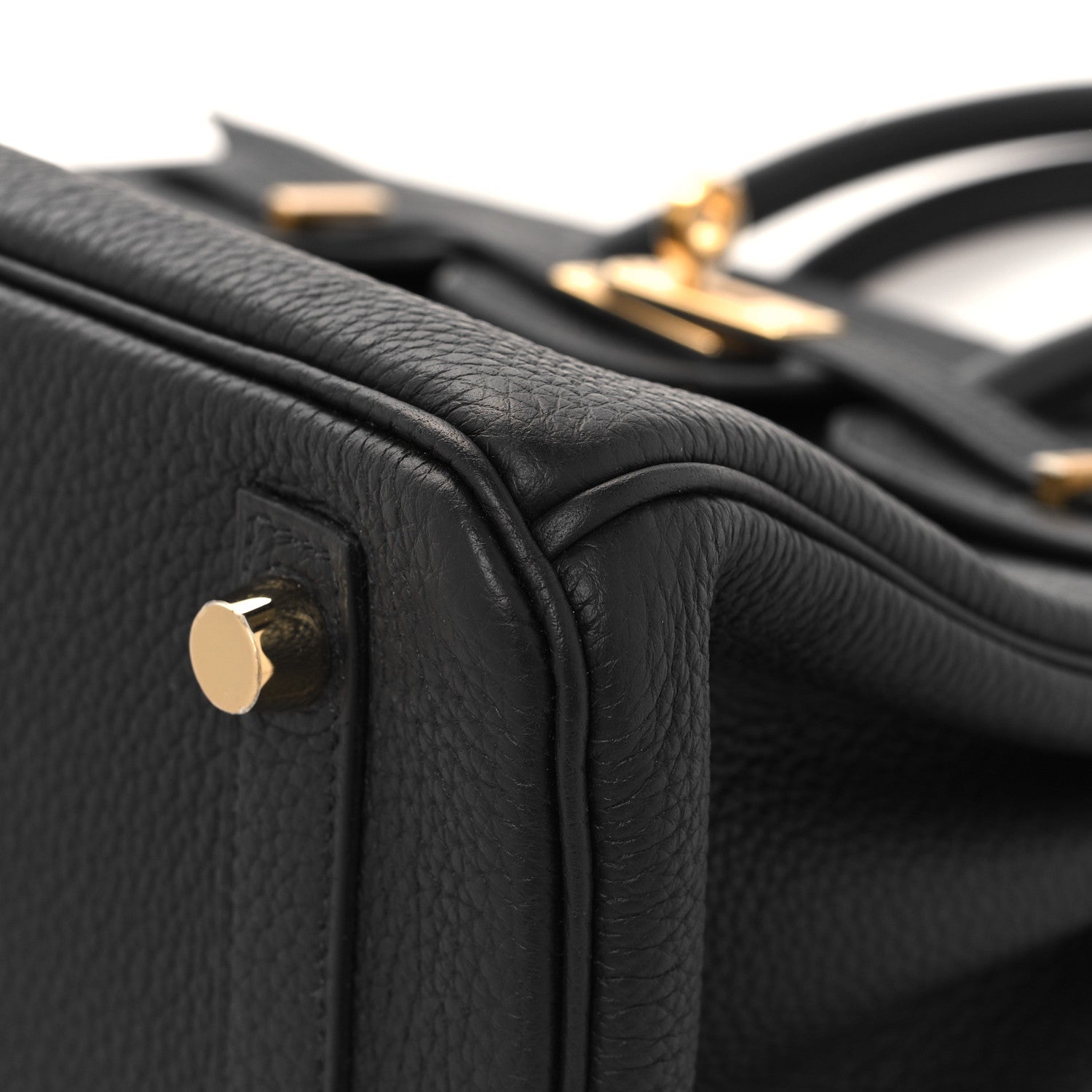 Hermes Togo Birkin 25 Black 10 of 12