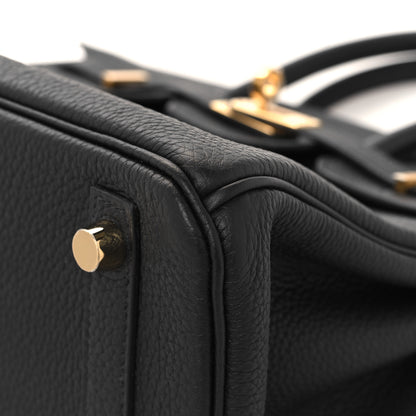 Hermes Togo Birkin 25 Black 10 of 12