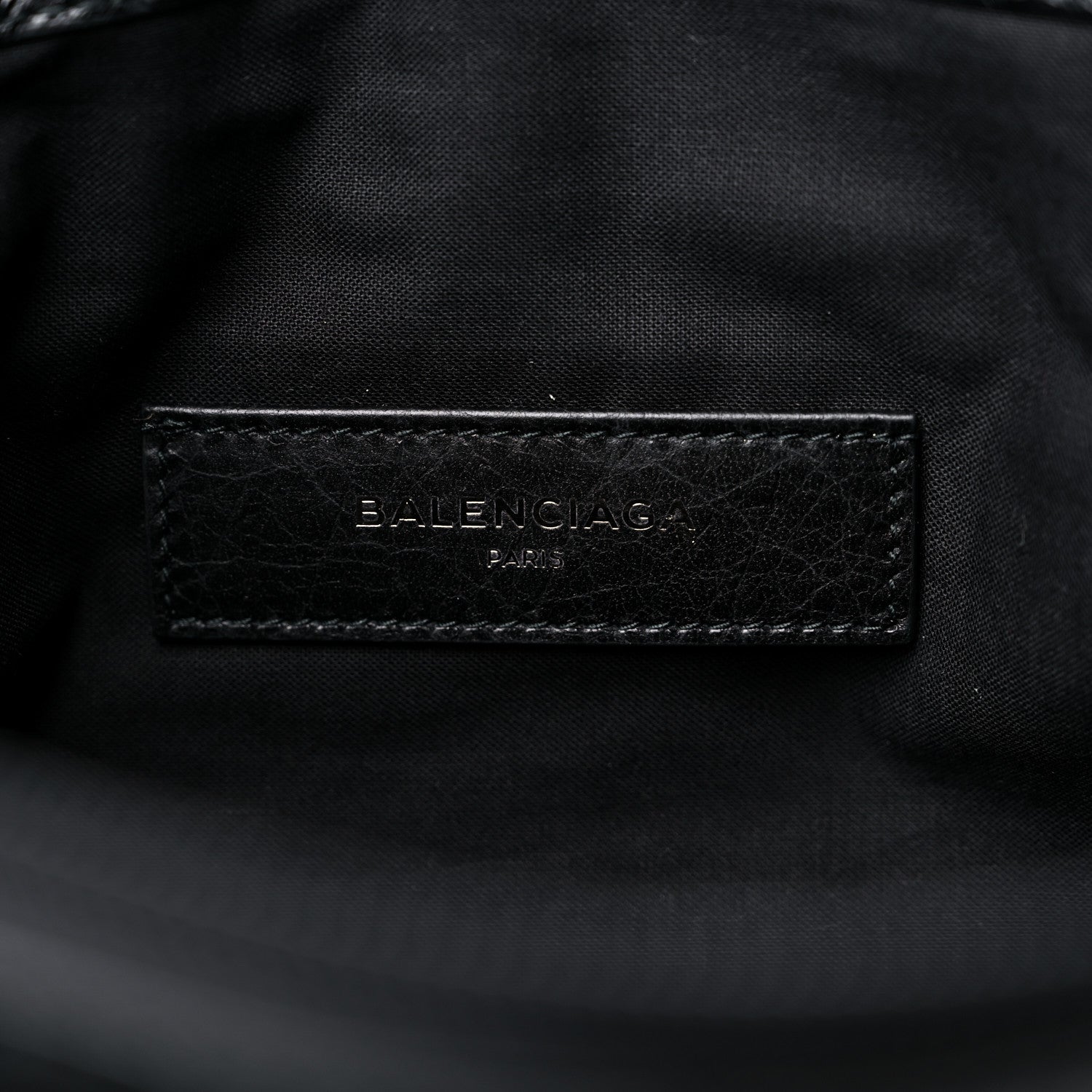 Balenciaga Agneau Arena Classic Hardware Clutch Black 6 of 8