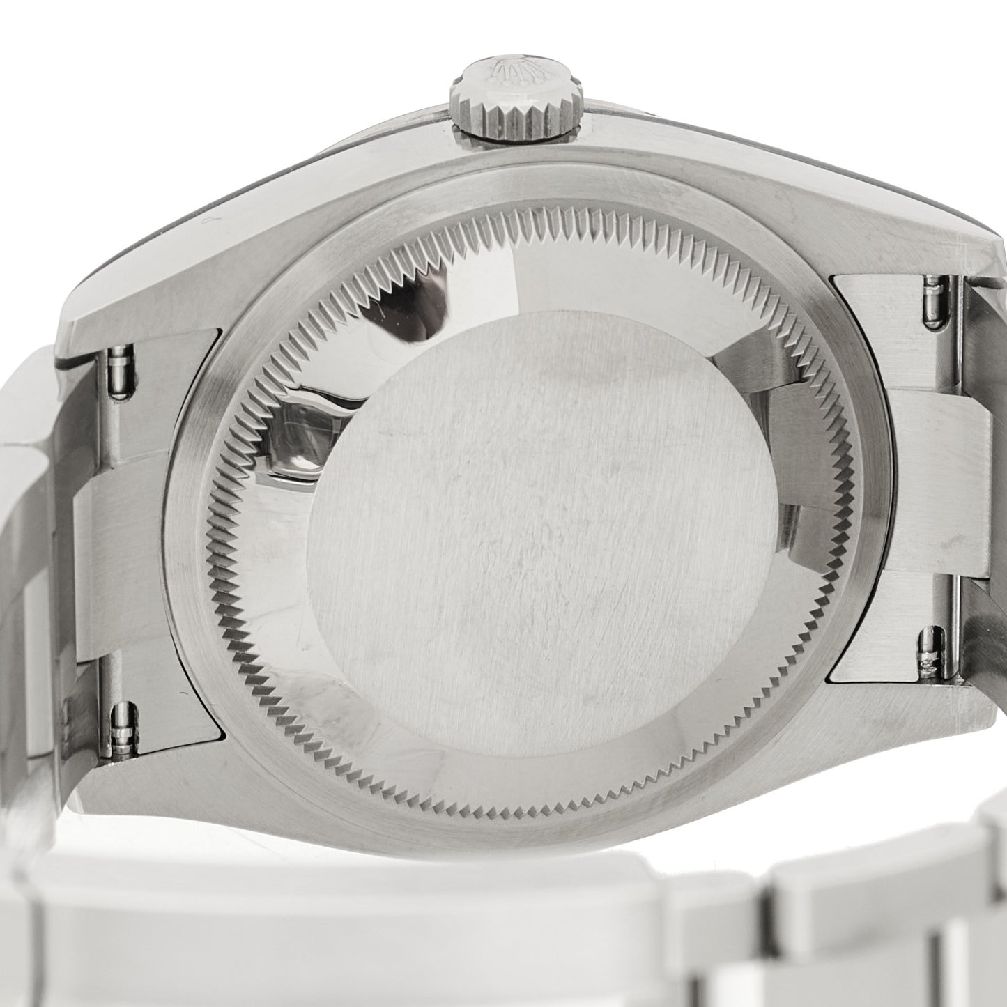 Stainless Steel 18K White Gold 36mm Oyster Perpetual Datejust Watch Bright Black 126234