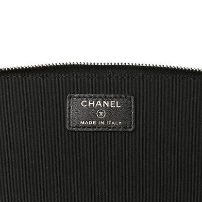 Chanel Lambskin Quilted Small Top Handle Vanity Case With Chain Black 6 of 14
