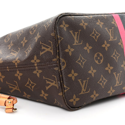 Louis Vuitton Monogram My LV Heritage Neverfull MM Fuchsia Black 11 of 14