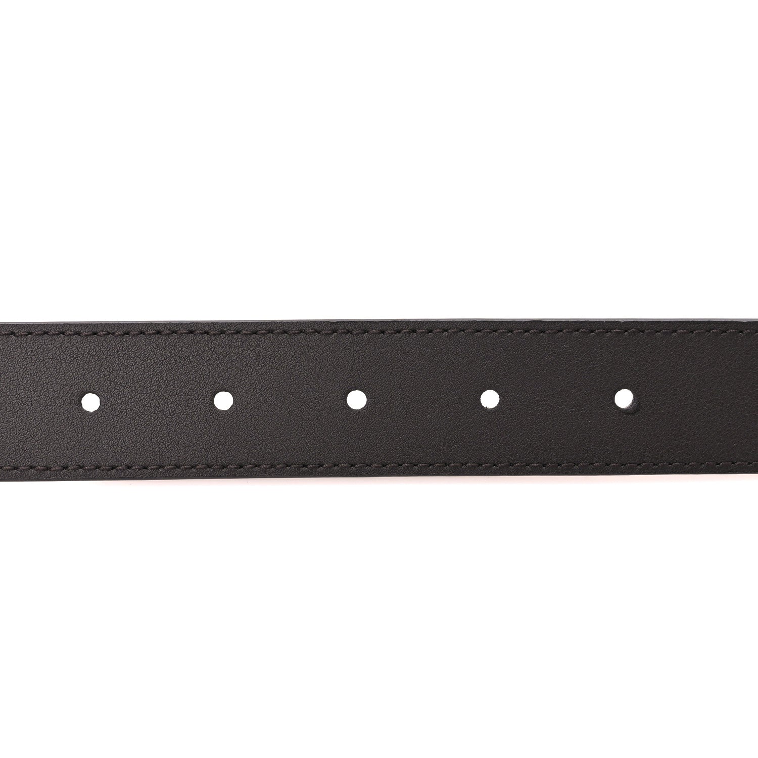 Gucci Moon Calfskin Double G 30mm Belt 80 32 Dark Cocoa 3 of 4