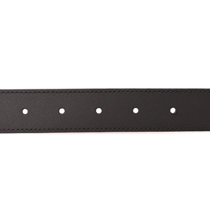 Gucci Moon Calfskin Double G 30mm Belt 80 32 Dark Cocoa 3 of 4