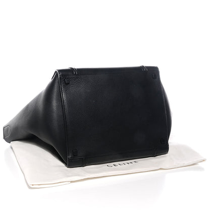 Celine Supple Calfskin Medium Phantom Luggage Black 4 of 8