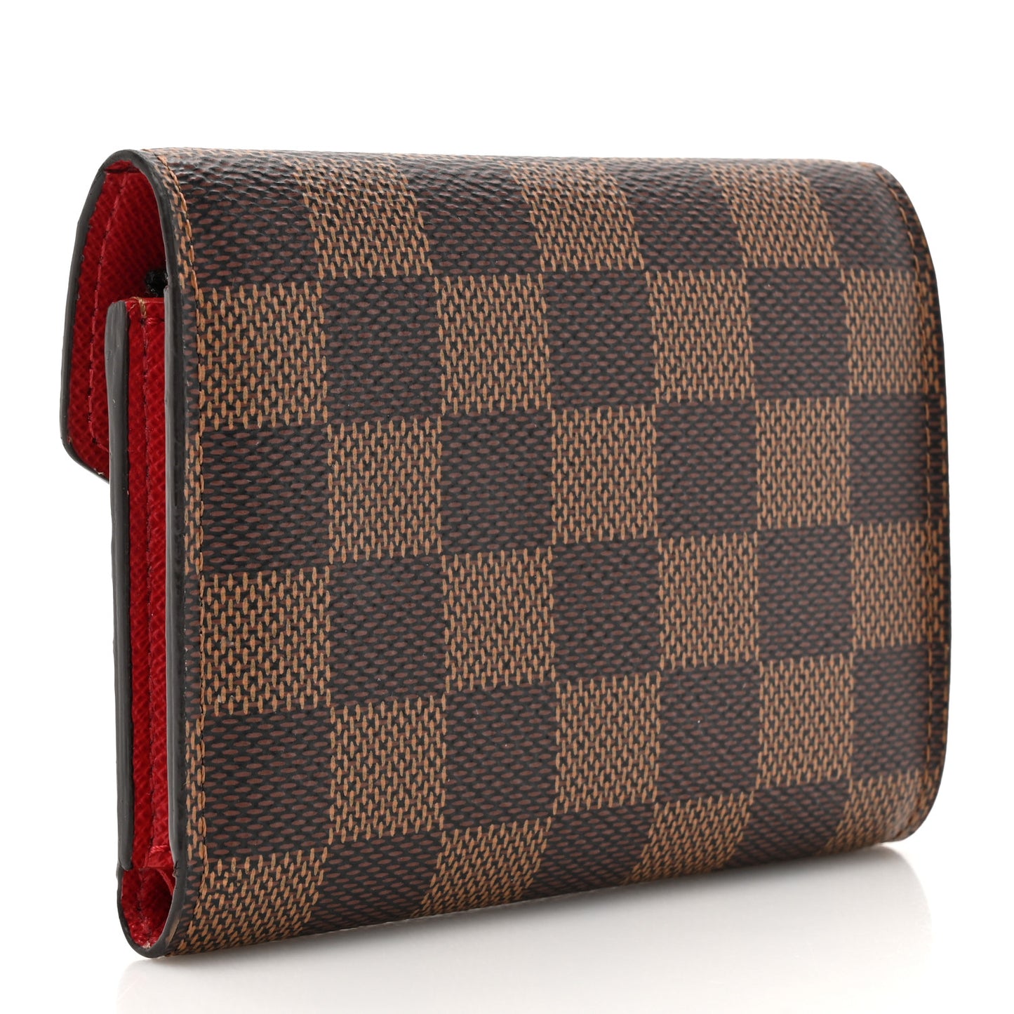 Damier Ebene Victorine Wallet Cherry