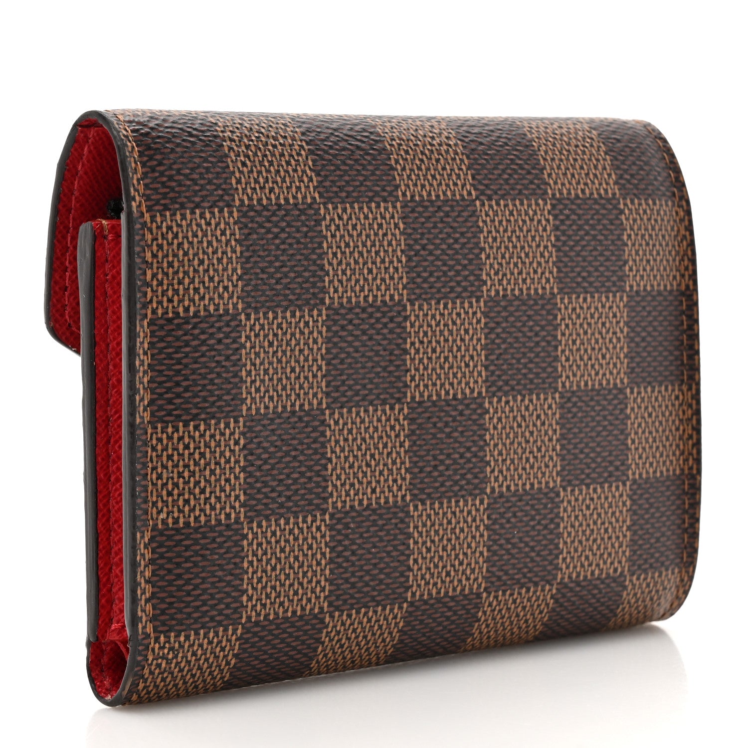 Louis Vuitton Damier Ebene Victorine Wallet Cherry 3 of 10