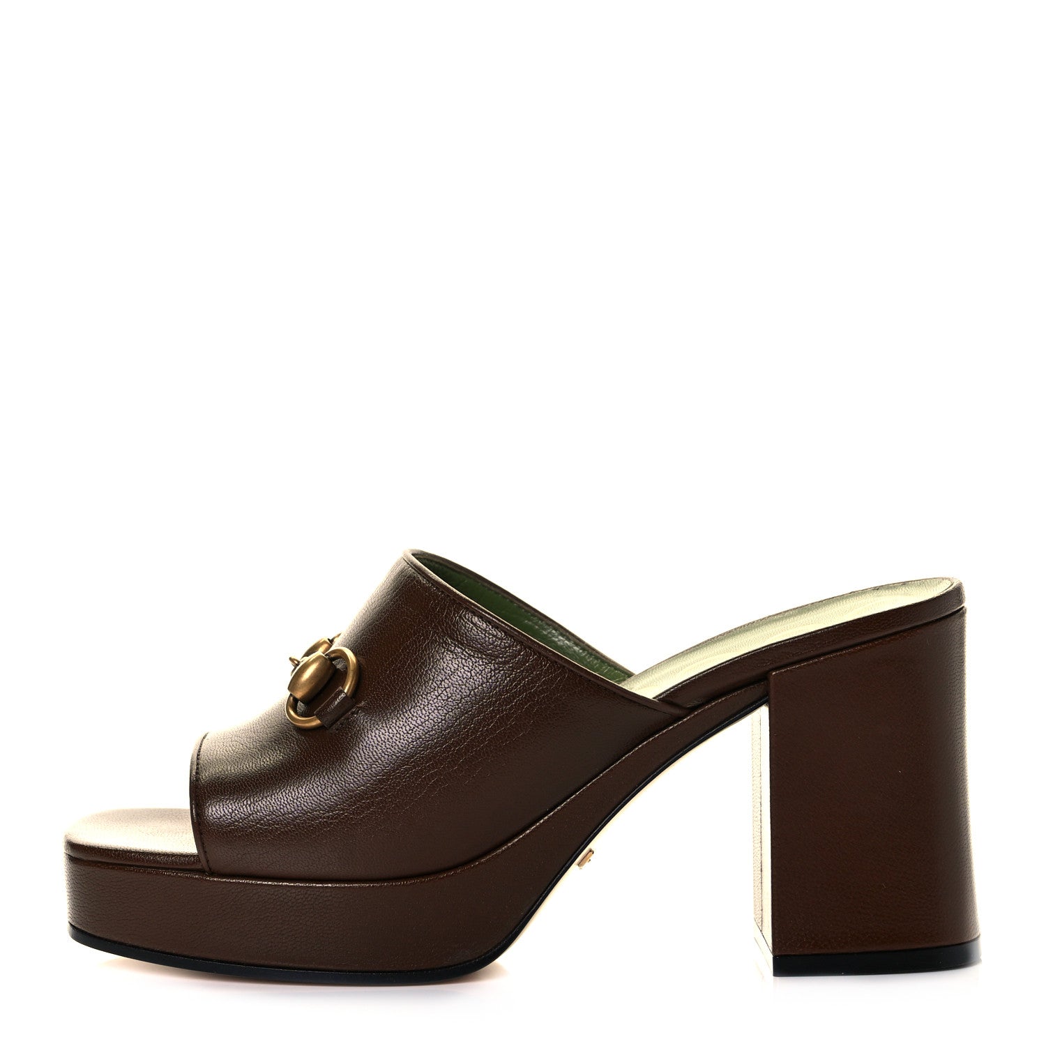 Gucci Granada Kid Houdan Platform Slide Sandals 38.5 Brown Sugar 2 of 20