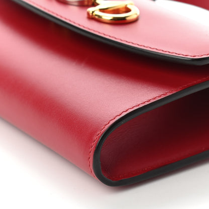 Gucci Smooth Calfskin Mini Zumi Shoulder Bag Hibiscus Red 9 of 10