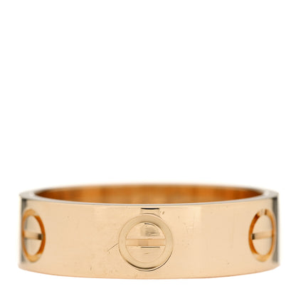 Cartier 18K Yellow Gold 5.5mm LOVE Ring 55 7.25 1 of 5