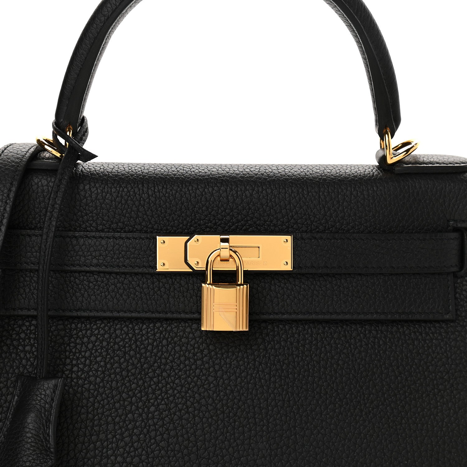 Hermes Togo Kelly Retourne 28 Black 8 of 11