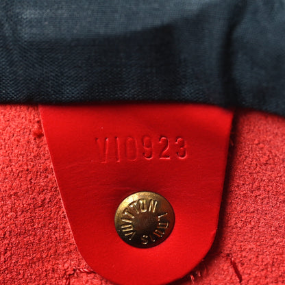 Louis Vuitton Epi Speedy 35 Castillan Red 7 of 10