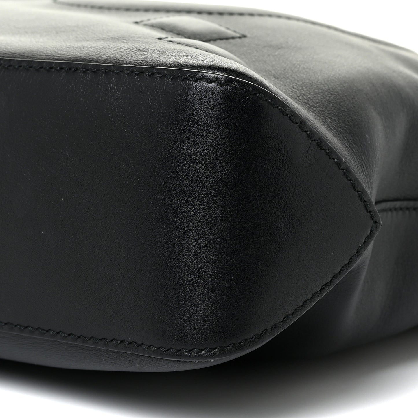 Apollo Calfskin GG Dadini Embroidered Chain Hobo Black