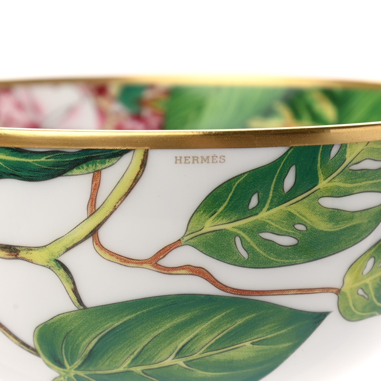 Hermes Porcelain Medium Passifolia Bowl 6 of 7