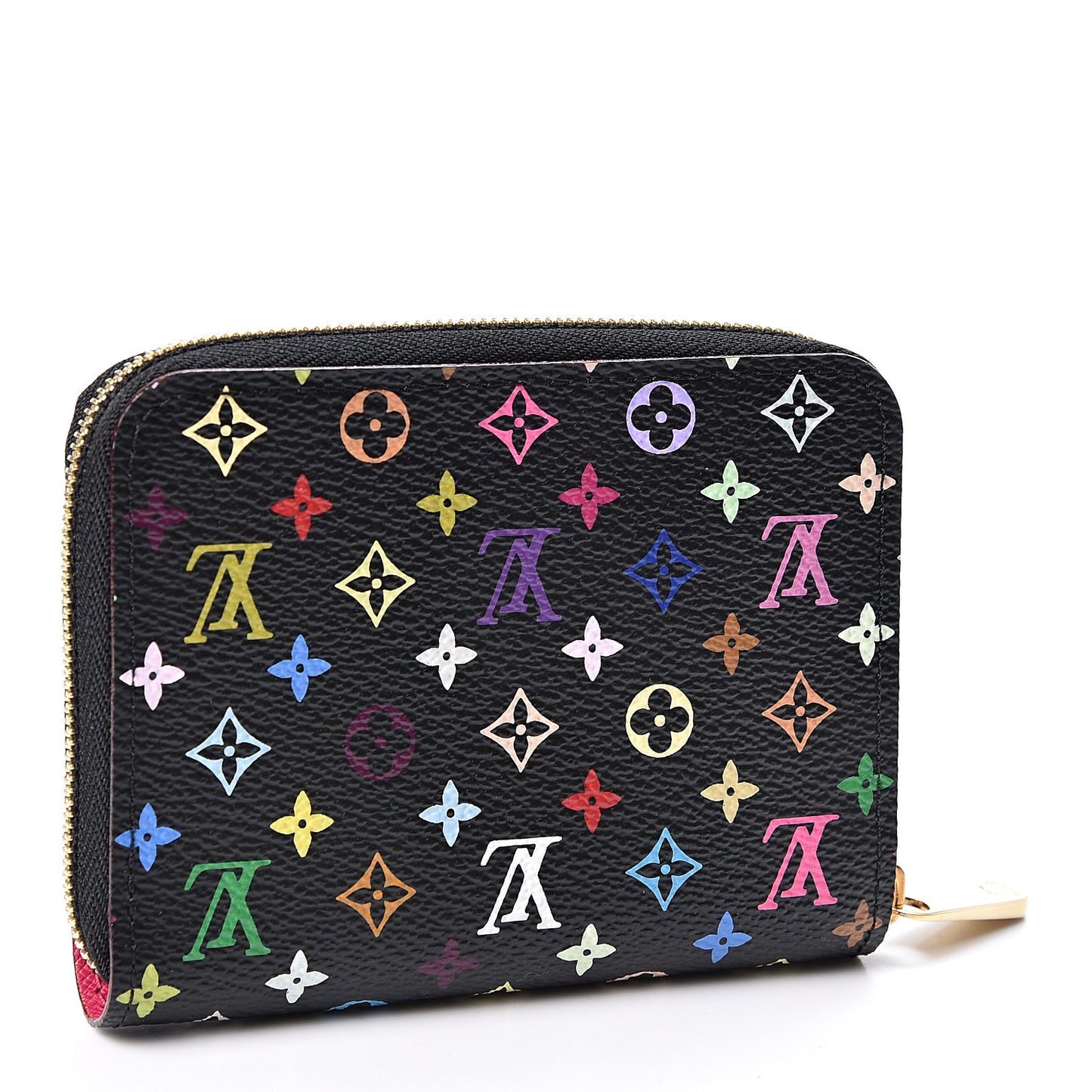 Monogram Multicolor Zippy Coin Purse Black Grenade