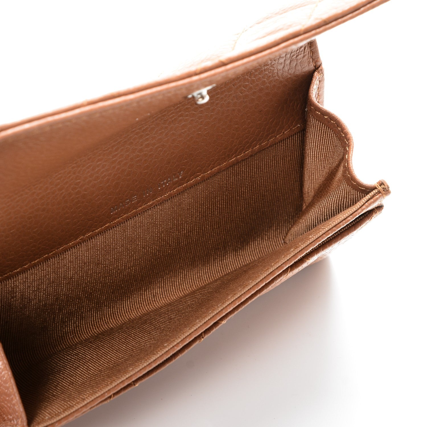 Chanel Caviar Quilted Card Holder Light Brown 5 of 8