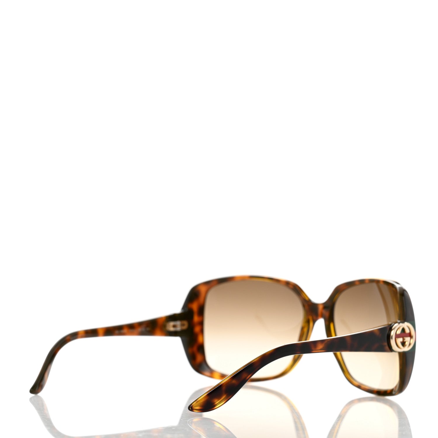 Gucci Acetate Web GG 3166/S Sunglasses Havana 4 of 7