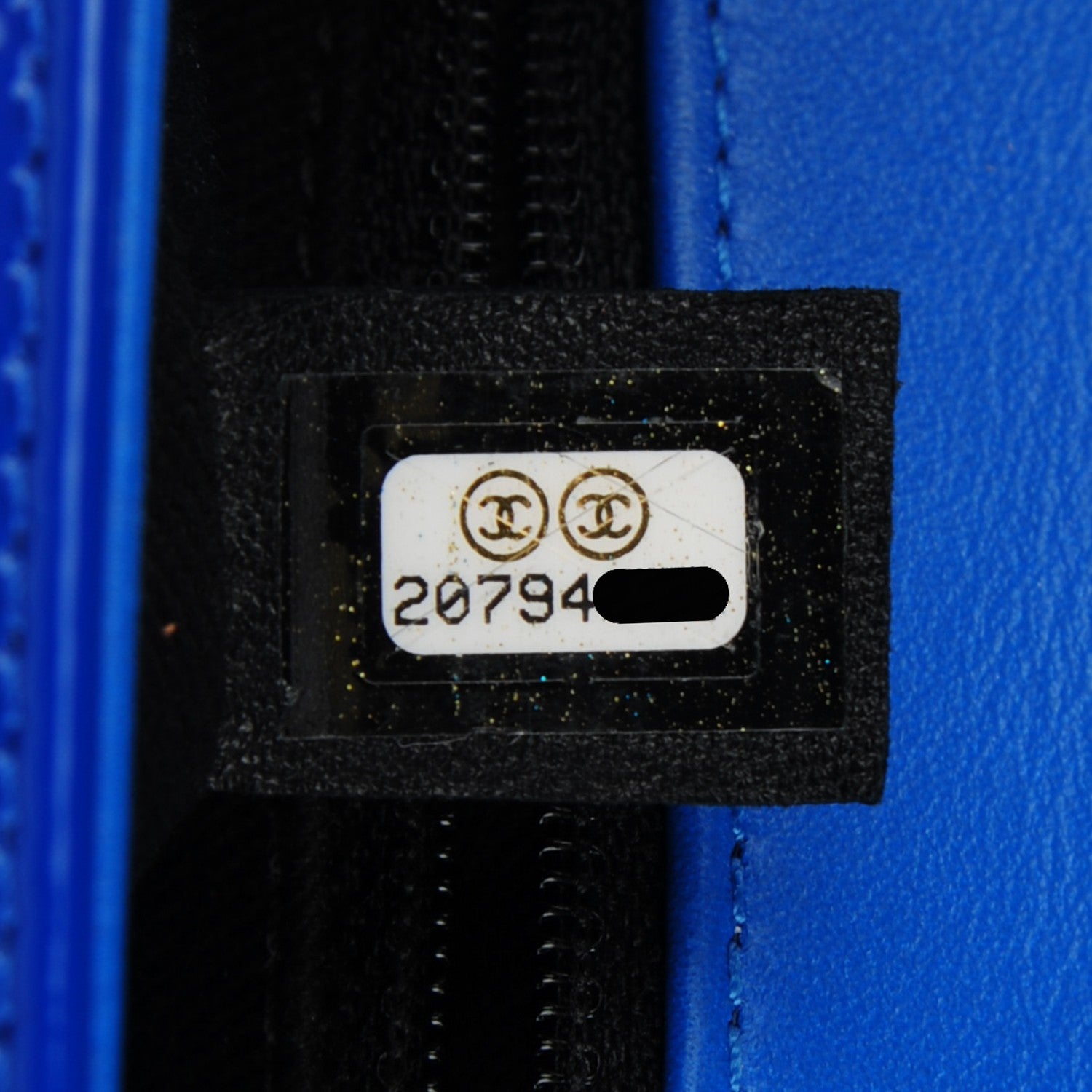 Chanel Patent Quilted Large Coco Shine Flap Blue 7 of 8