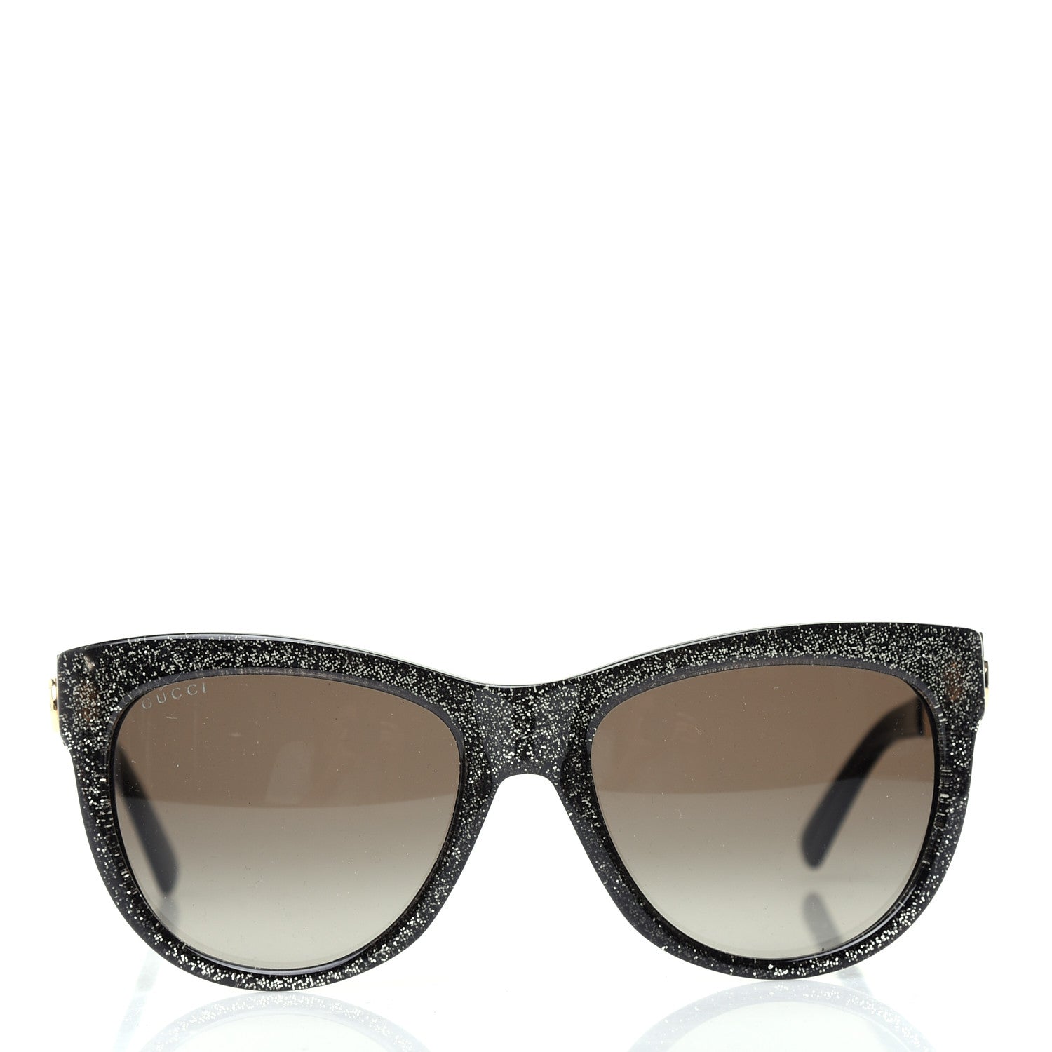Gucci Glitter Cat Eye Sunglasses 3739/N/S Black 2 of 8