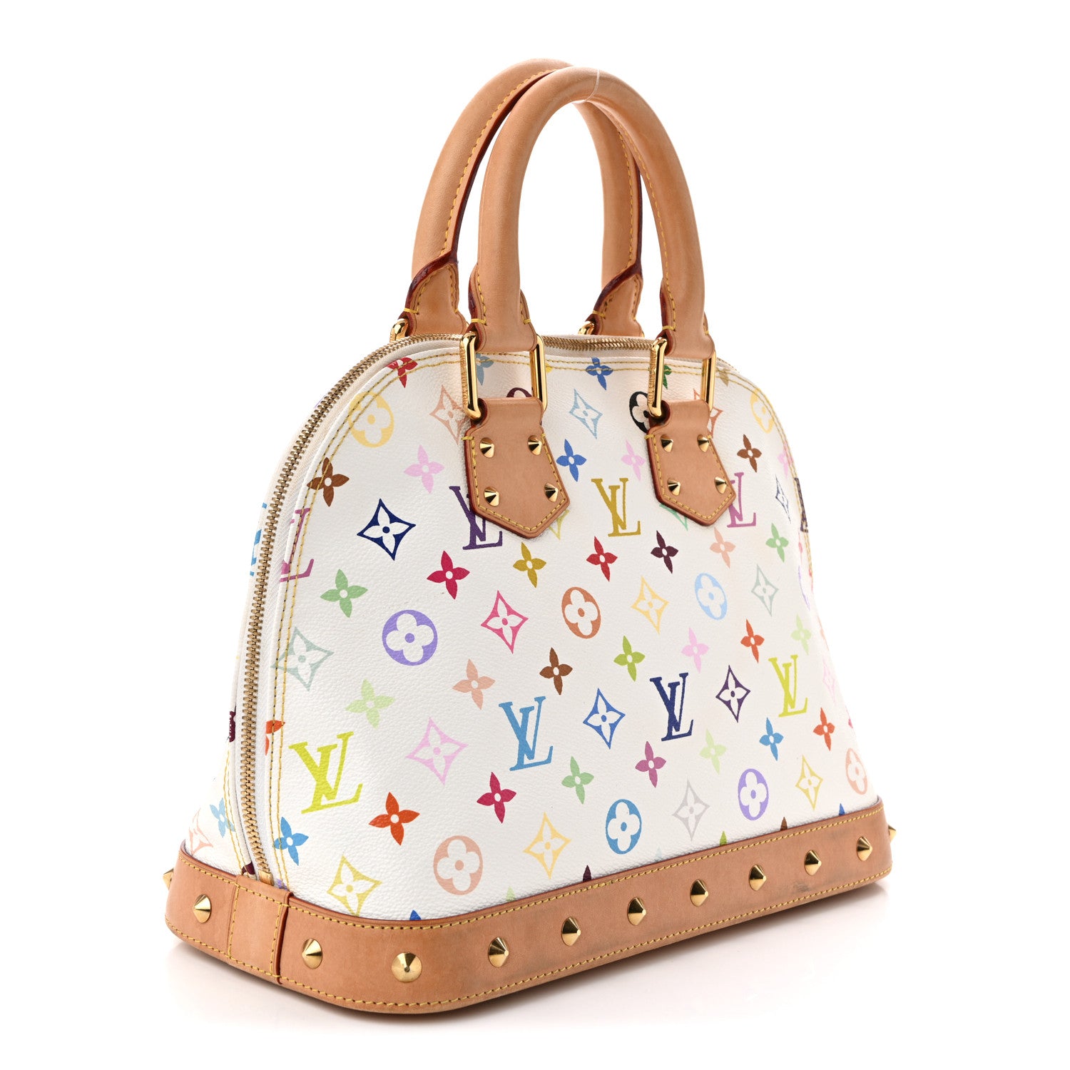 Louis Vuitton Monogram Multicolor Alma PM White 3 of 10