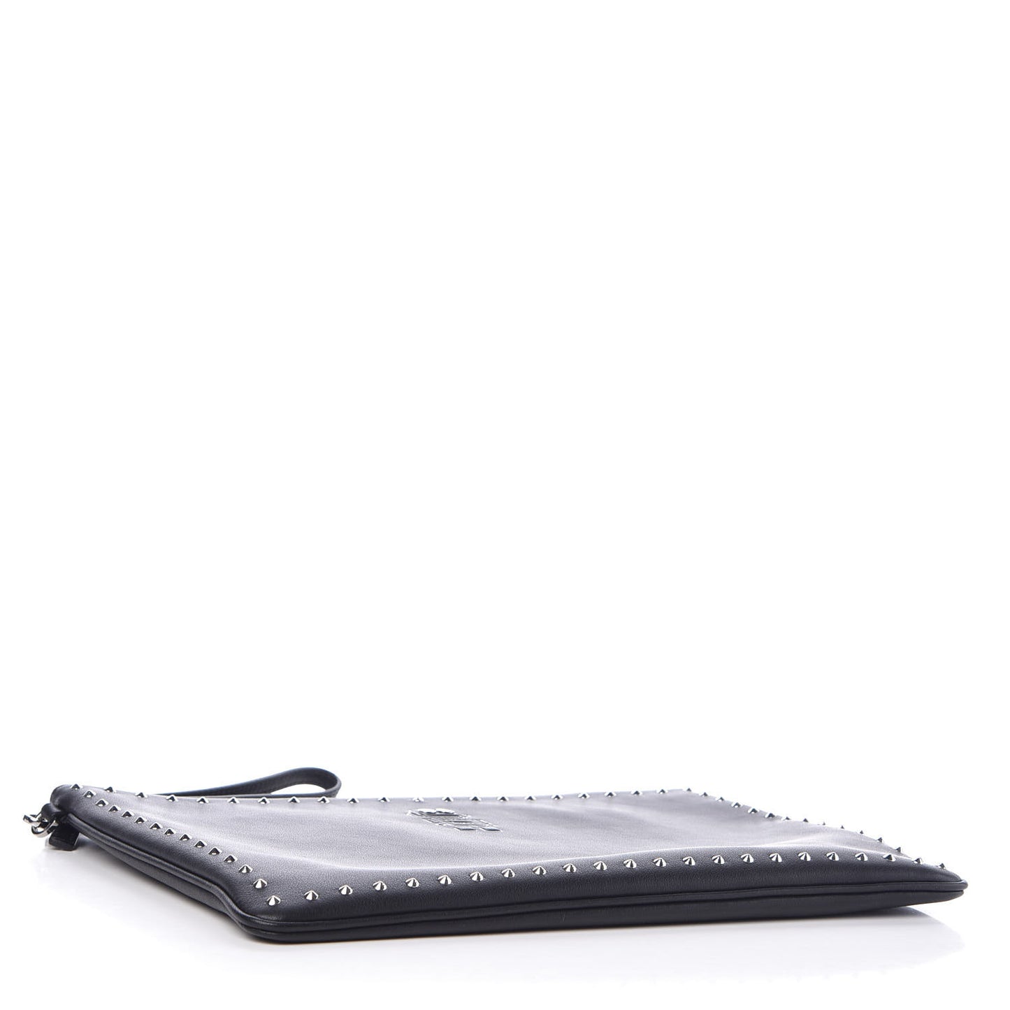 Nappa Large Roboter Wristlet Pouch Black