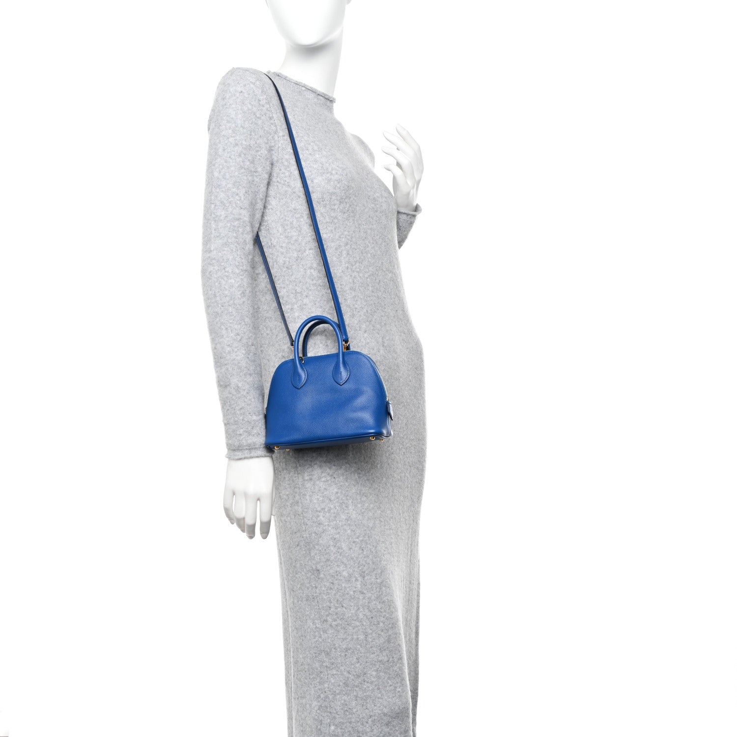Hermes Evercolor Verso Mini 1923 Bolide Bleu France Bleu Saphir 3 of 13