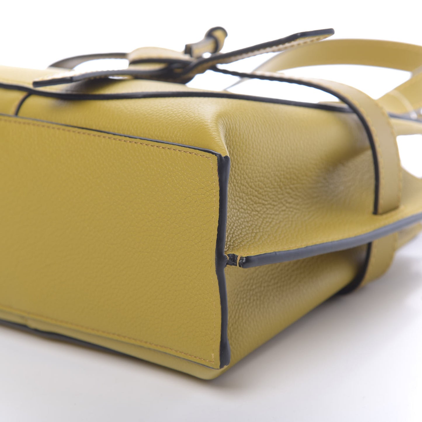 Calfskin Mini Gate Tote Ochre