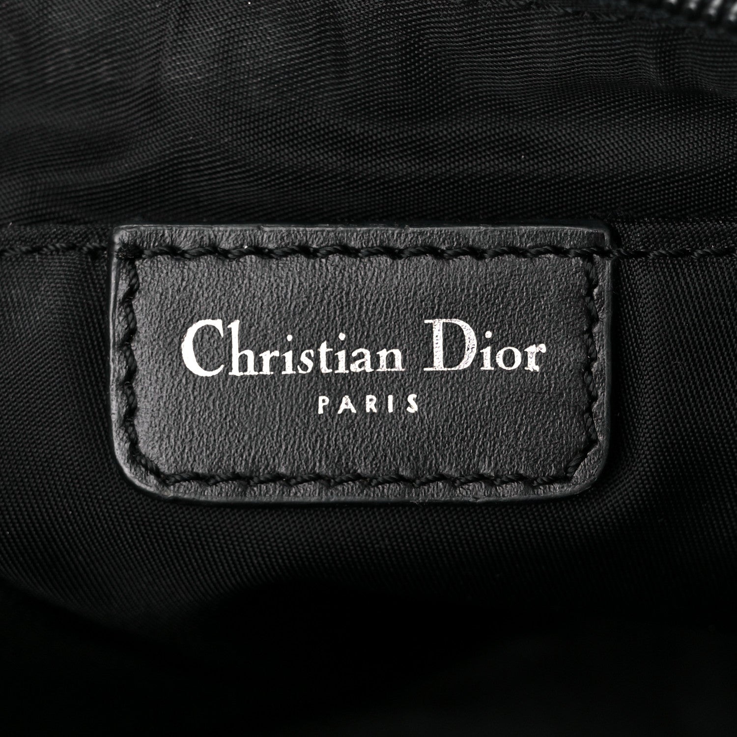 Christian Dior Monogram Shoulder Bag Pochette Black 7 of 11