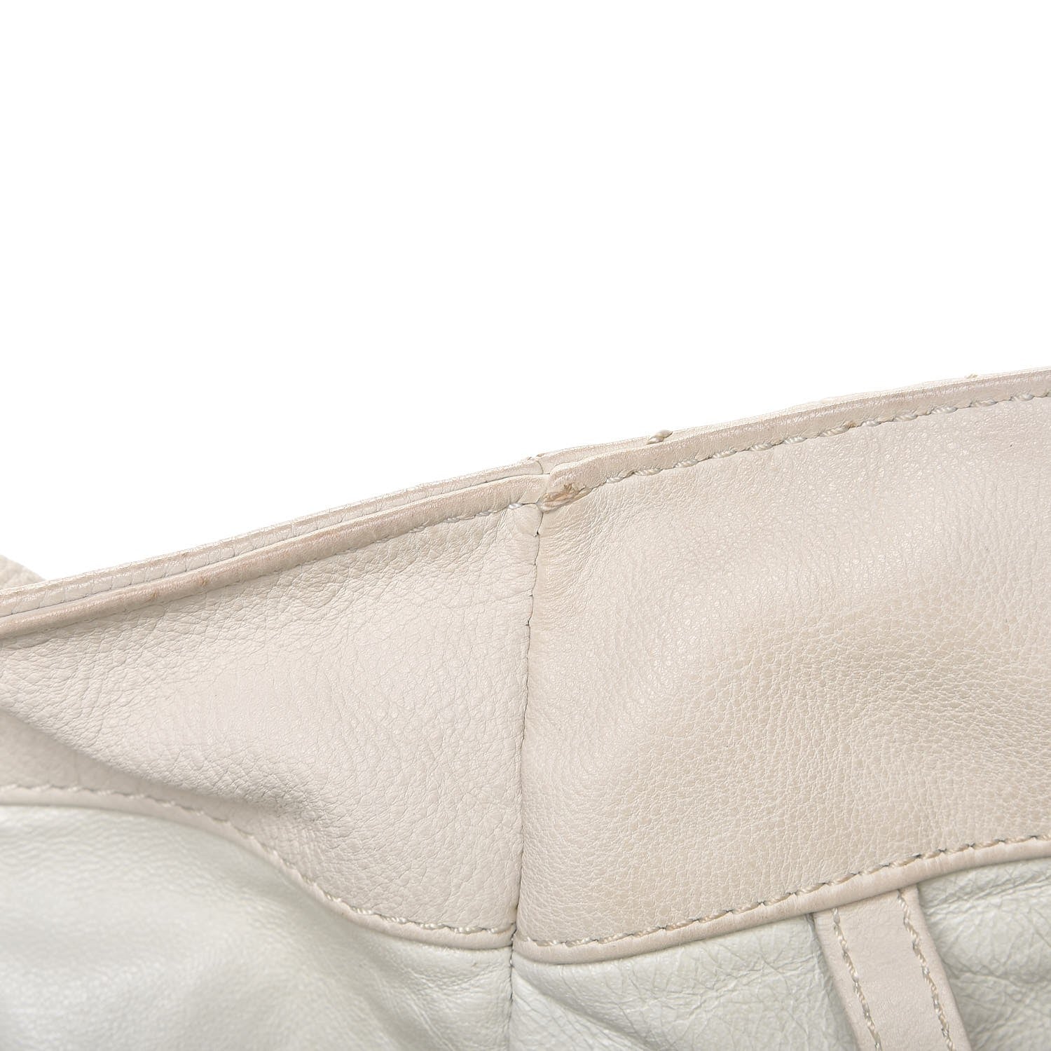 Chanel Calfskin Large East West Modern Chain Tote White 13 of 24