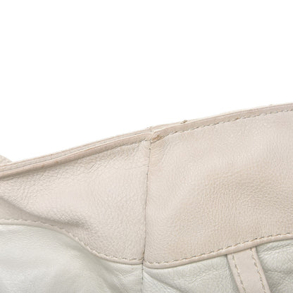 Chanel Calfskin Large East West Modern Chain Tote White 13 of 24