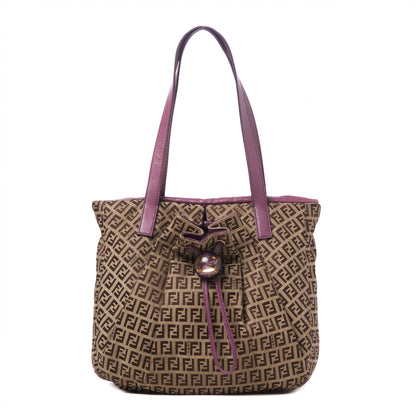 Fendi Zucchino Tote Tobacco Purple 1 of 8
