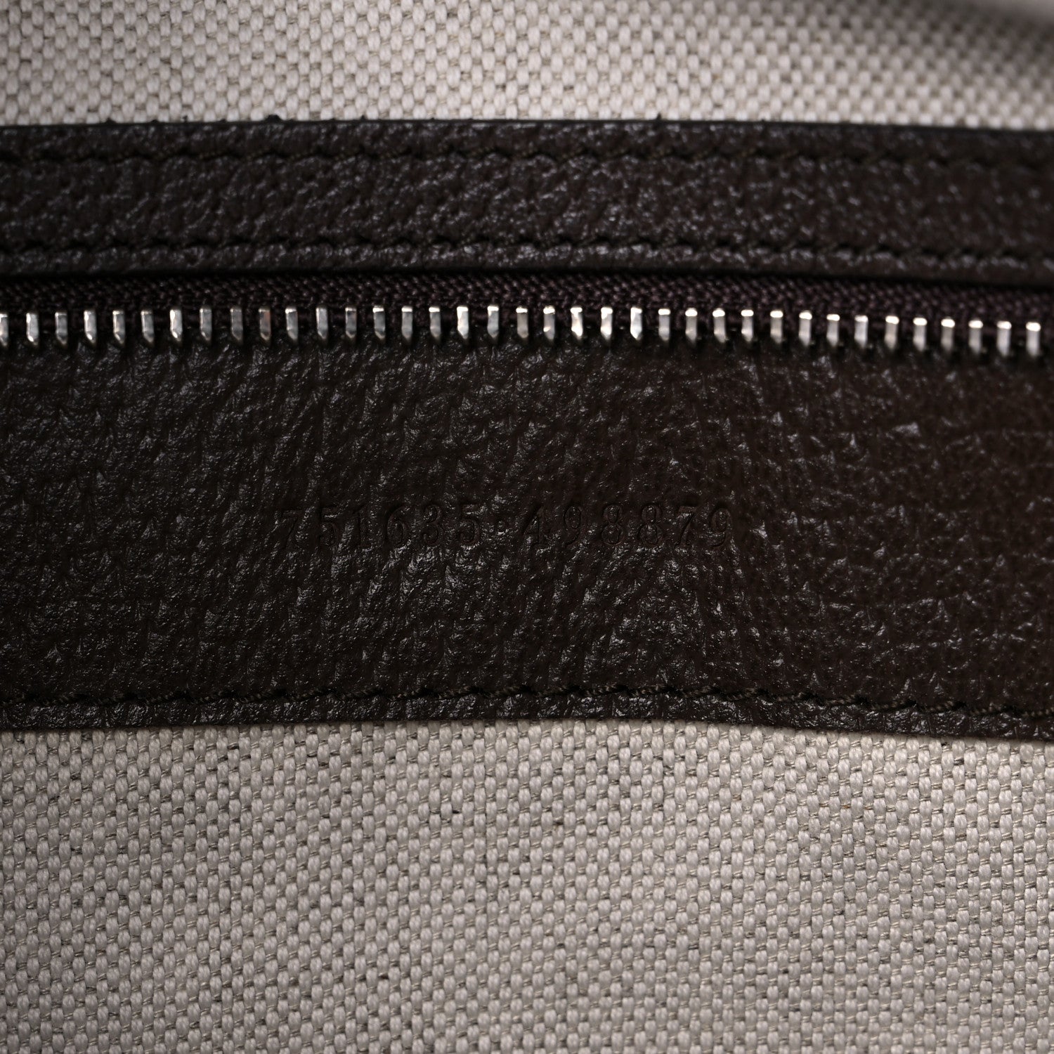 Gucci GG Supreme Monogram Textured Calfskin Web Large Attache Messenger Bag Beige Ebony New Acero 7 of 10