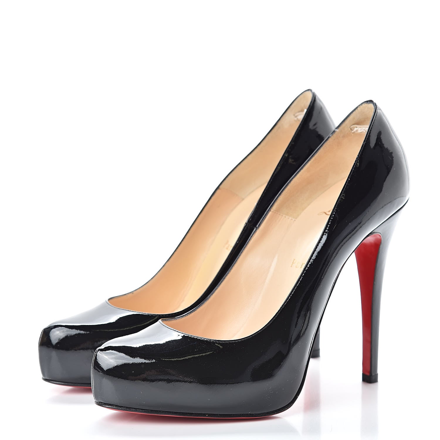 Christian Louboutin Patent Rolando 120 Pumps 38 Black 3 of 10
