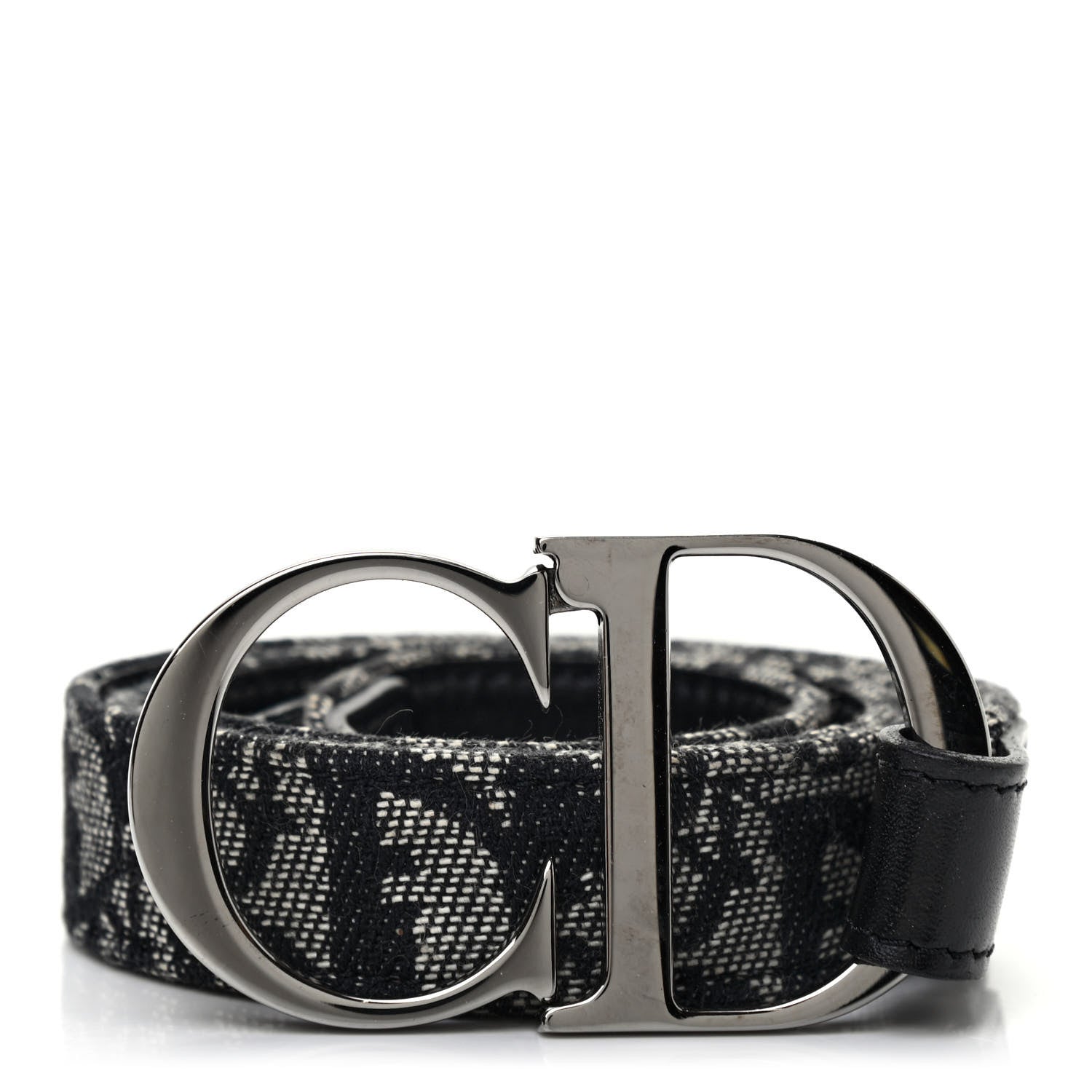 Christian Dior Monogram CD Belt 85 Black 1 of 6