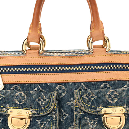 Louis Vuitton Monogram Denim Neo Speedy Blue 8 of 18
