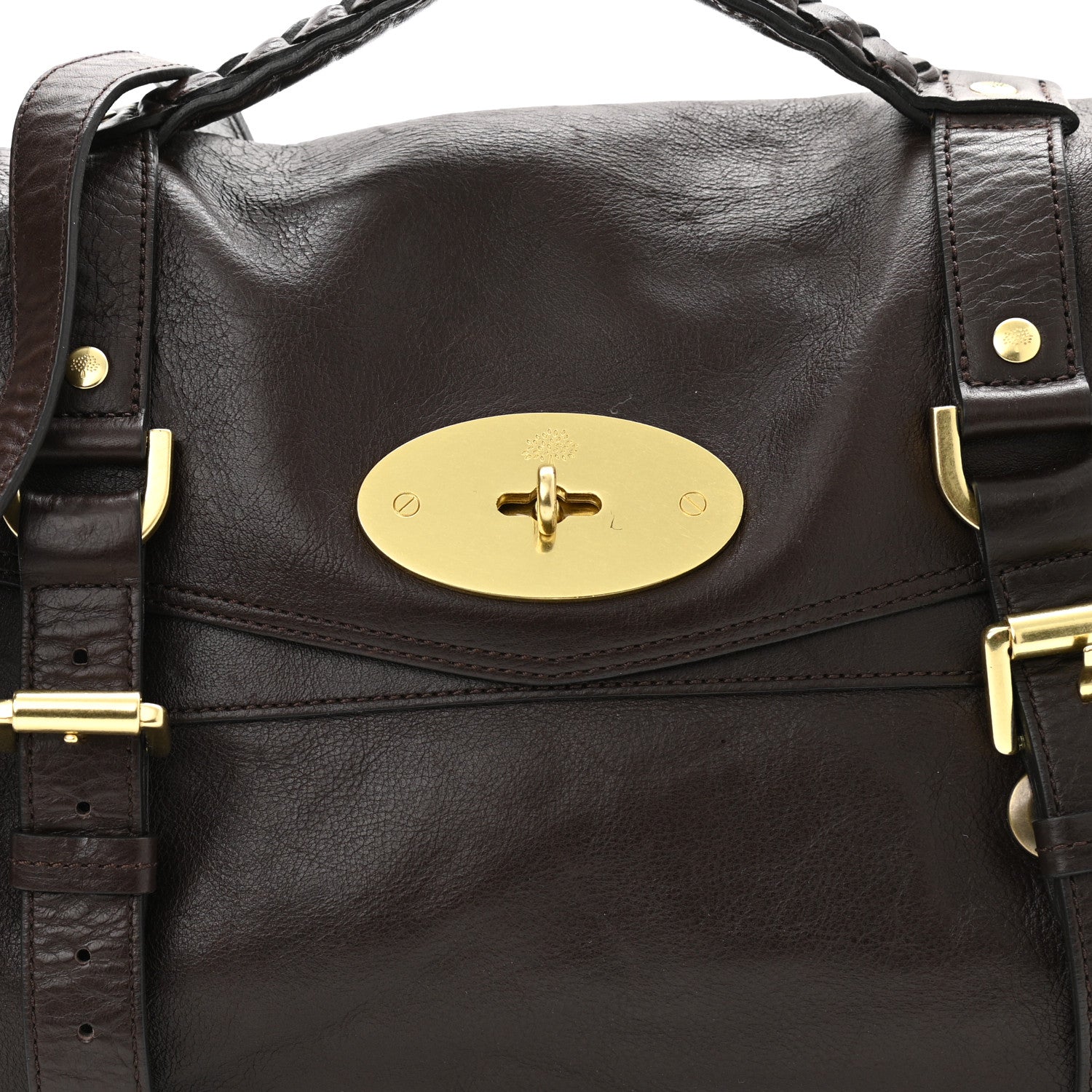 Mulberry Soft Buffalo Medium Alexa Chocolate 7 of 10