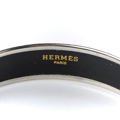 Hermes Enamel Printed Medium Moon Stars Bracelet 70 Yellow 5 of 5