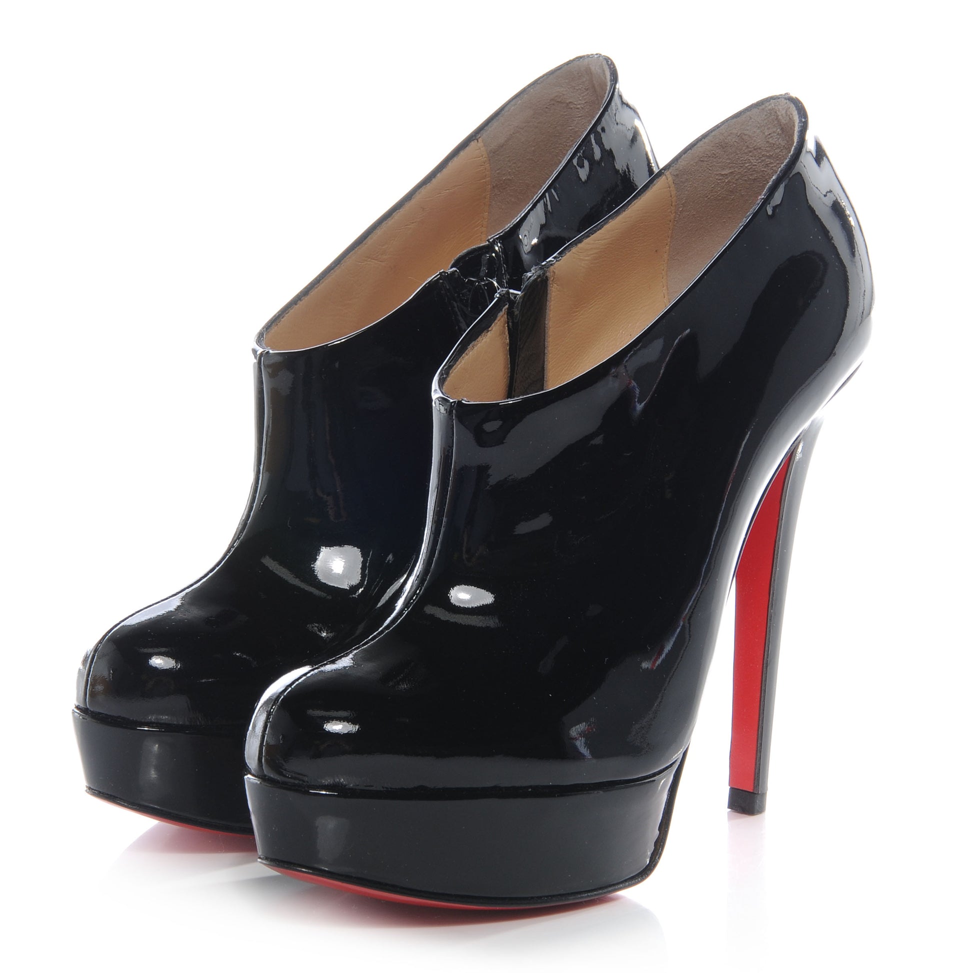 Christian Louboutin Patent Leather Moulage 140 Booties 35.5 3 of 6