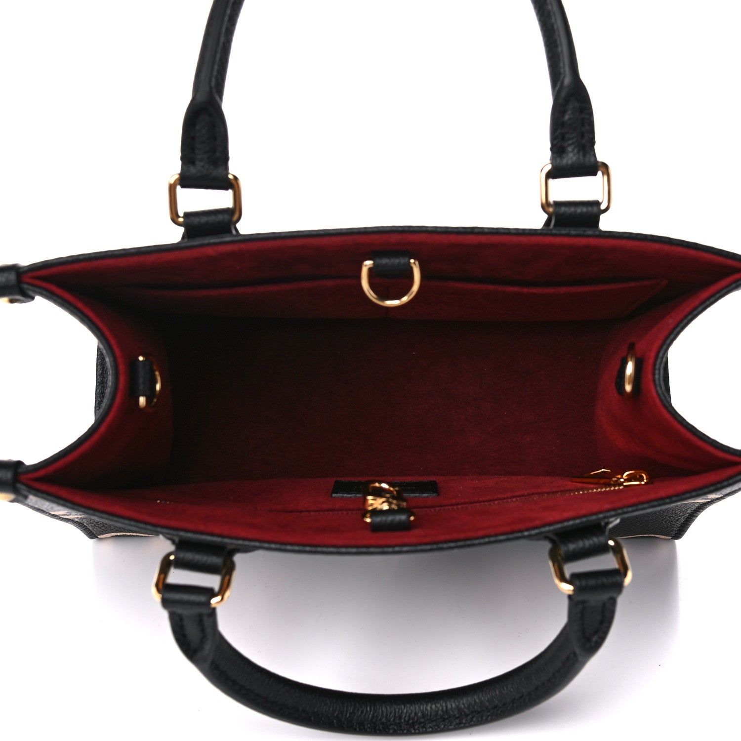 Louis Vuitton Empreinte Monogram Giant Onthego PM Black Beige 5 of 10