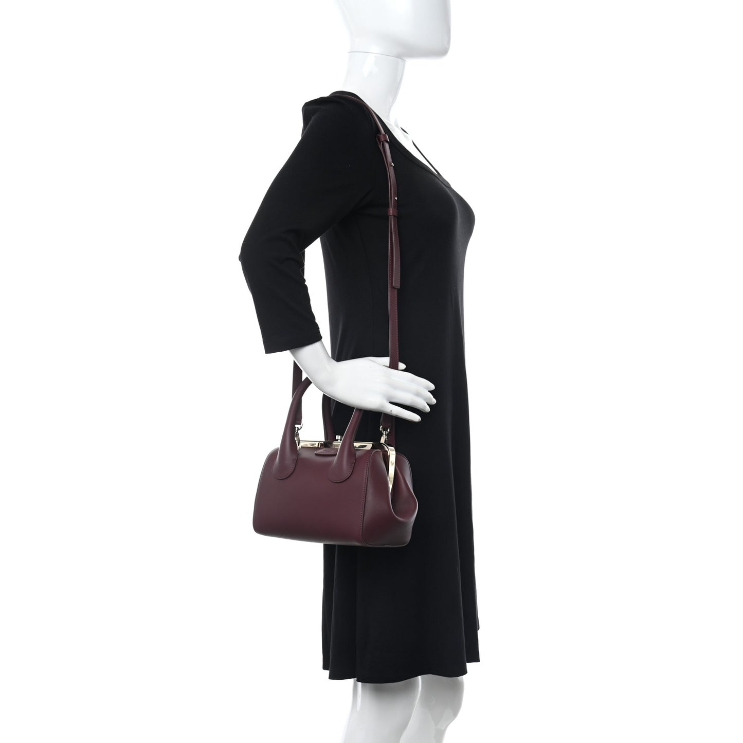 Calfskin Small Joyce Burgundy