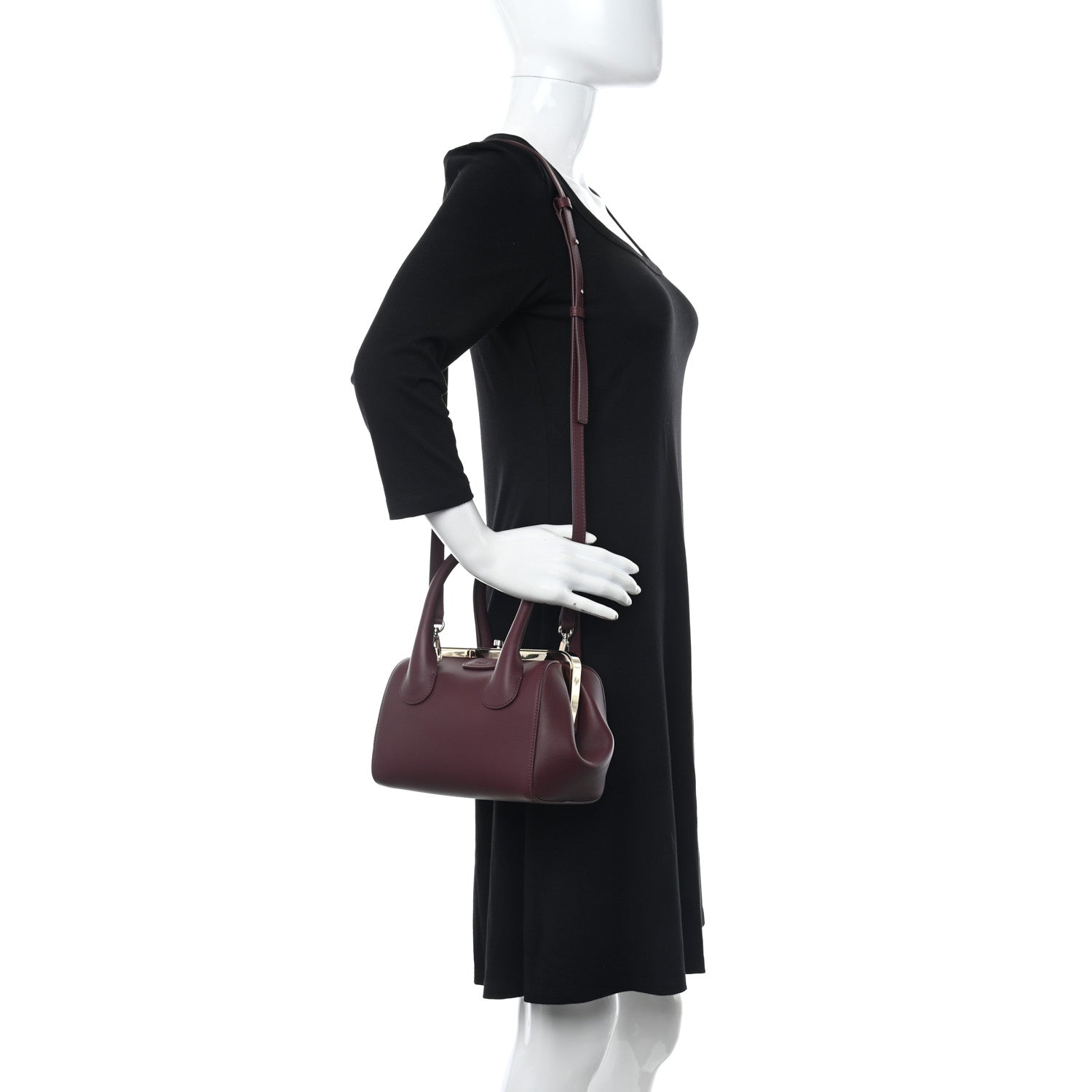 Chloe Calfskin Small Joyce Burgundy 2 of 10