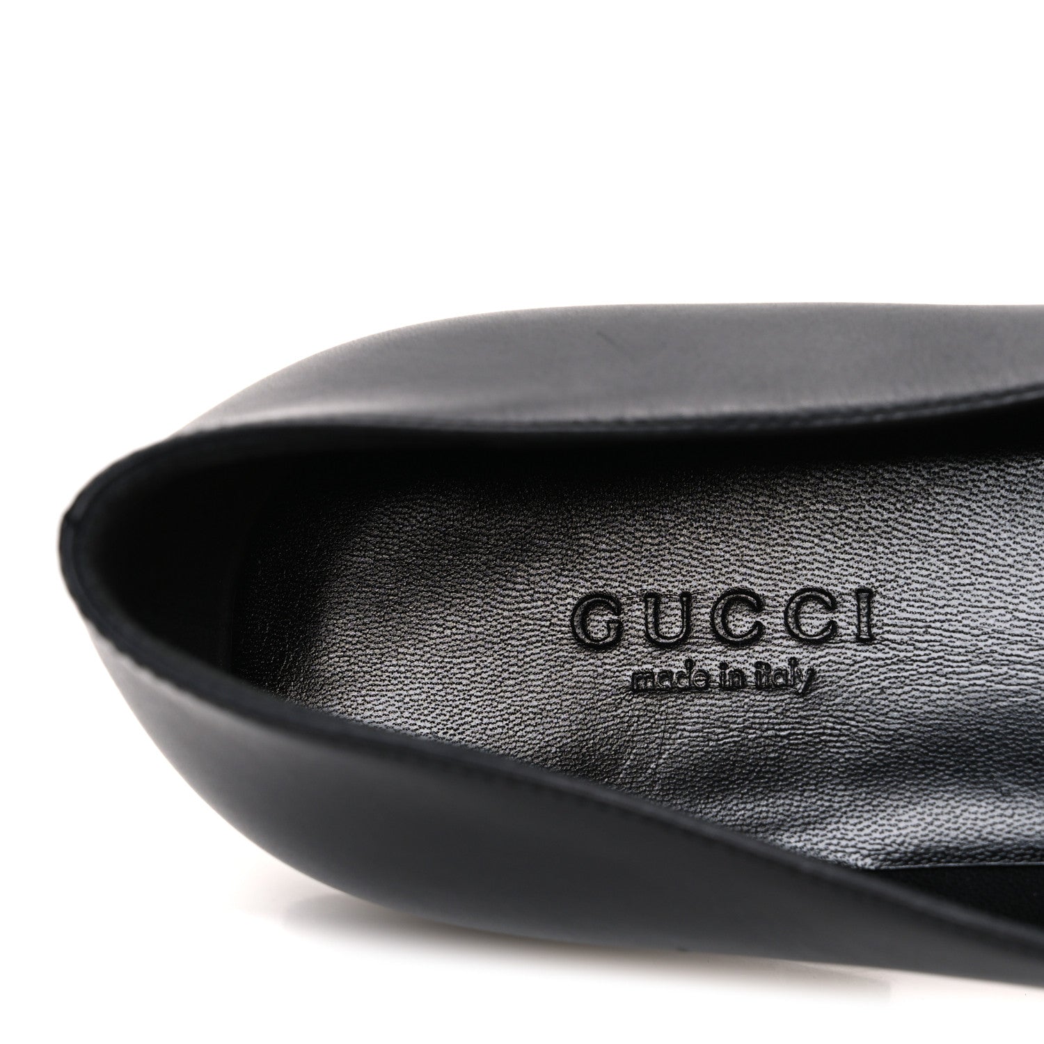 Gucci Calfskin Horsebit Loafers 36.5 Black 9 of 11