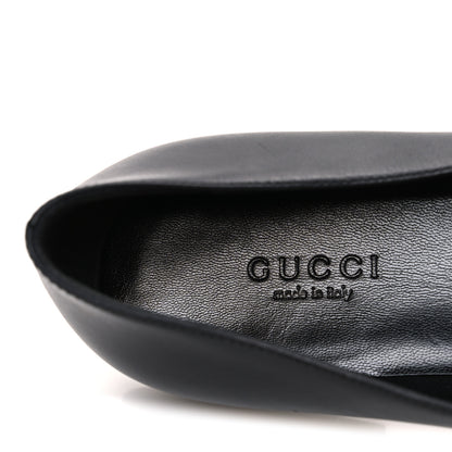 Gucci Calfskin Horsebit Loafers 36.5 Black 9 of 11