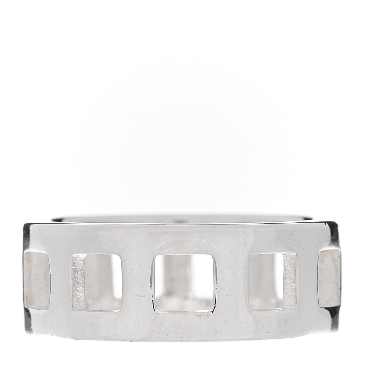 Gucci Sterling Silver Cutout Ring 52 6 1 of 5